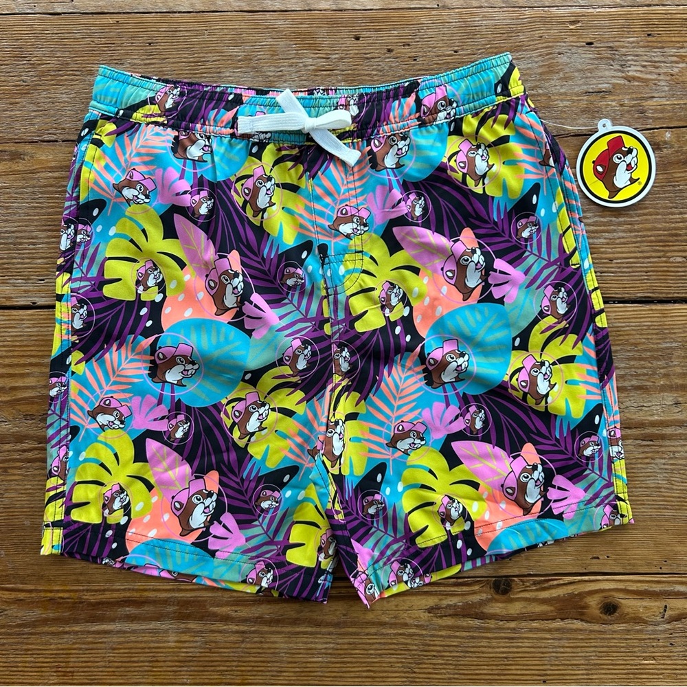 NWT Buc-ee’s Boys Swim Shorts, size youth XL